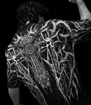 Gate Oversized T-shirts (Void Black)