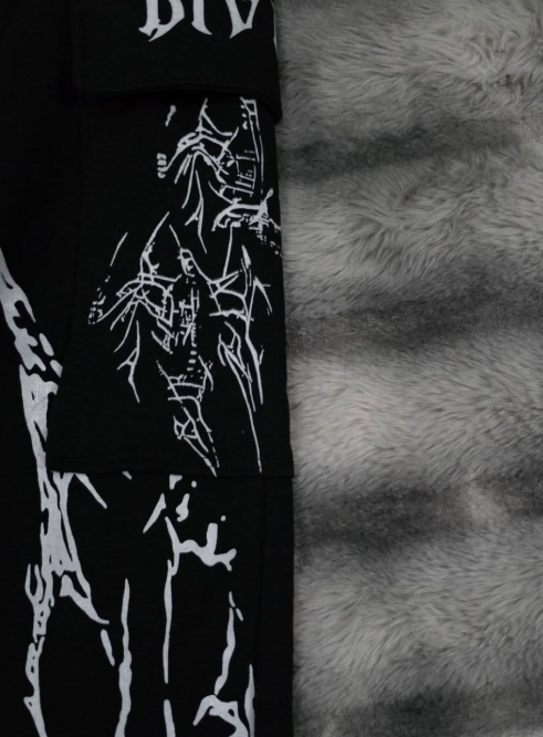 Dark Cargo Sweatpants