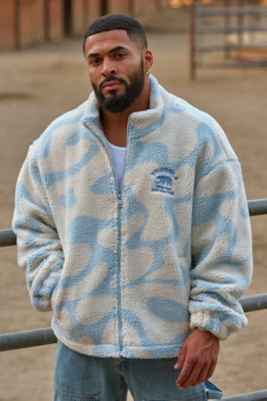 Sherpa Polar Jacket (Cream Blue)