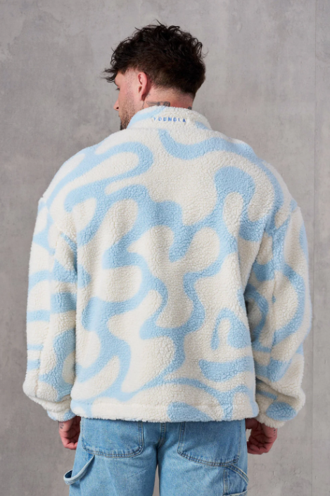 Sherpa Polar Jacket (Cream Blue)