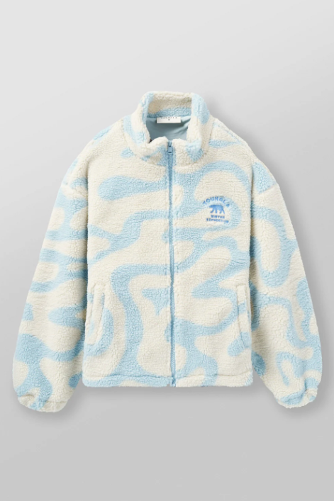 Sherpa Polar Jacket (Cream Blue)