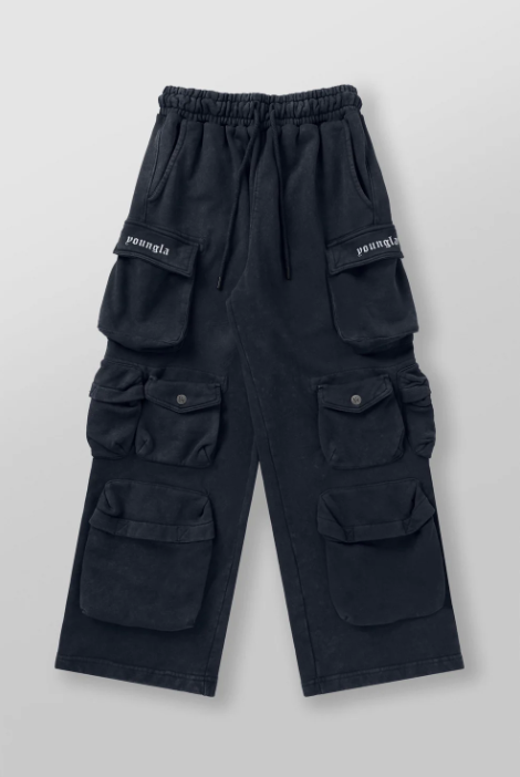 Hella Pocket Sweats (Grey Wash)