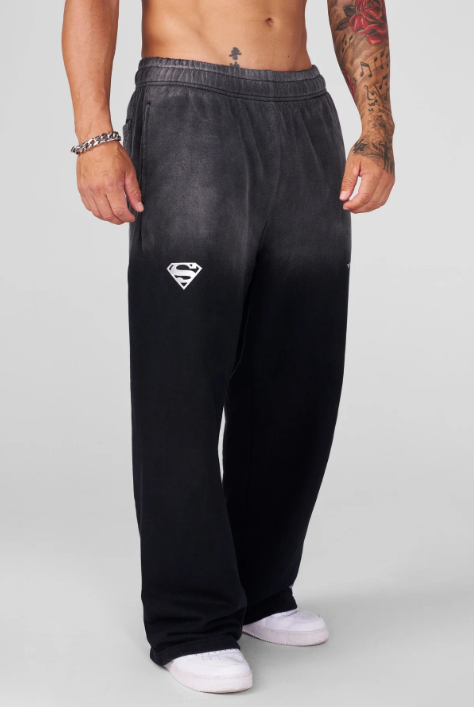 Superman Sweats (Black Wash)