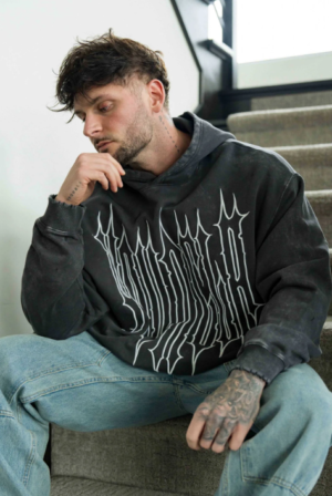Revenge Hoodie (Black Wash)