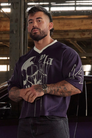 Drippy Skull Jersey (Purple)