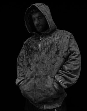 Tarnished Zip Hoodie (Vintage)