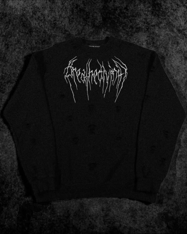 Tarnished Oversized Crewneck (Void Black)