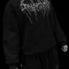 Tarnished Oversized Crewneck (Void Black)