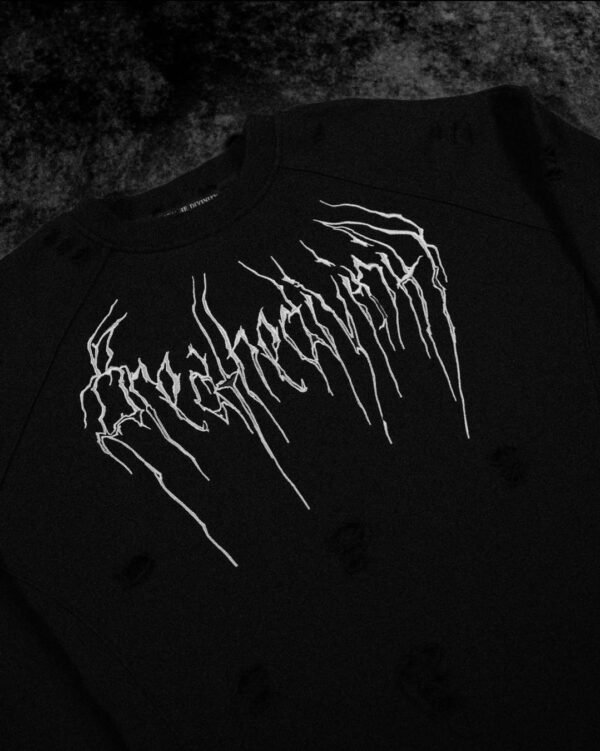 Tarnished Oversized Crewneck (Void Black)