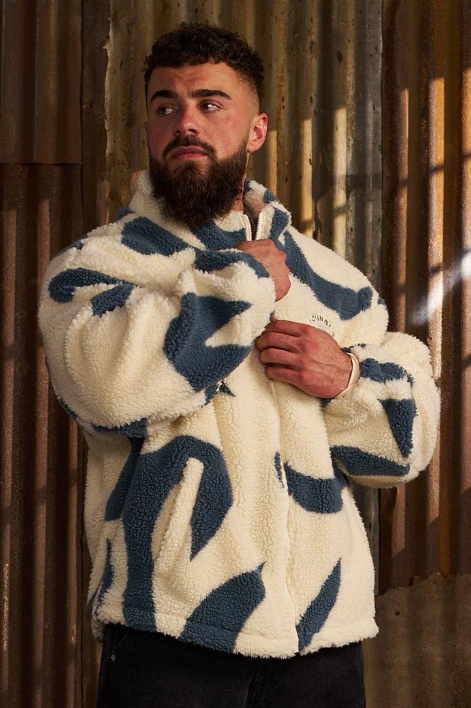 Sherpa Polar Jacket (Steel Blue)