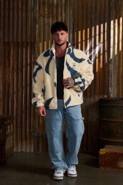 Sherpa Polar Jacket (Steel Blue)