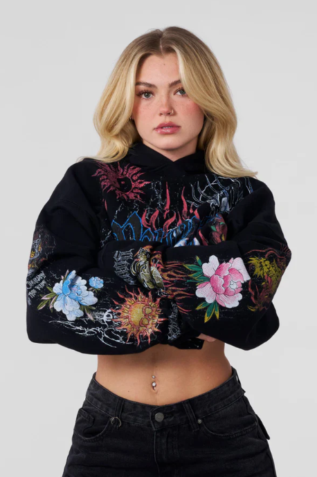 Scribble Hoodie (Black)