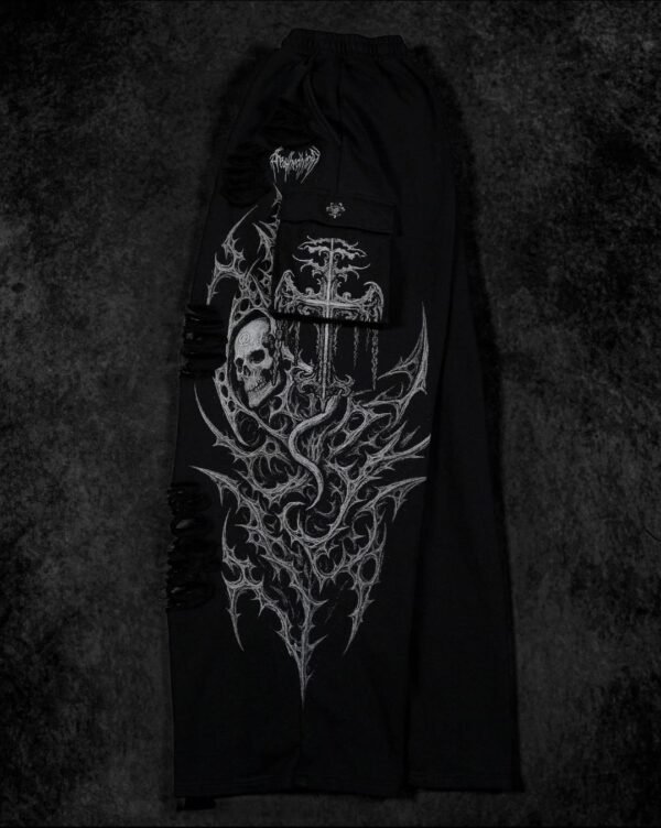 Tarnished Oversized Cargos (Void Black)