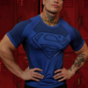 Superman Compression Shortsleeve (Blue)