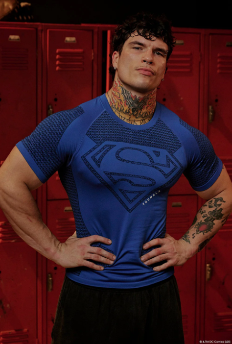 Superman Compression Shortsleeve (Blue)