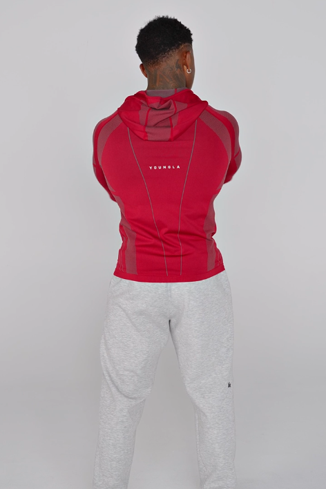 Apex Compression Hoodie (Red)