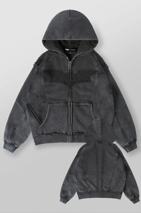 Captura de pantalla 2026-04-10 111956 Armored Batman Zip-Up Hoodie (Grey Wah)