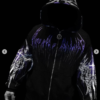 Death Blight Oversized Zip-up Hoodie (Pulse)
