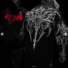 Celestial Blade Oversized Zip-Up Hoodie