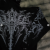 Celestial Blade Oversized Zip-Up Hoodie