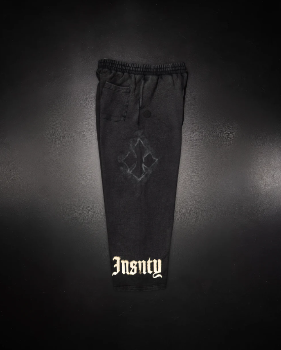 Wide Leg Sweats Black