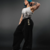 Wide Leg Sweats Black