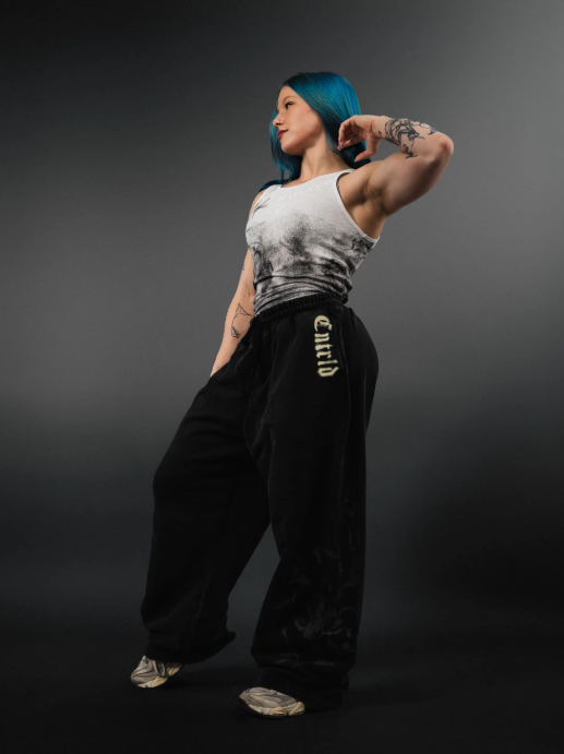 Wide Leg Sweats Black