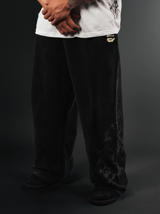 Wide Leg Sweats Black