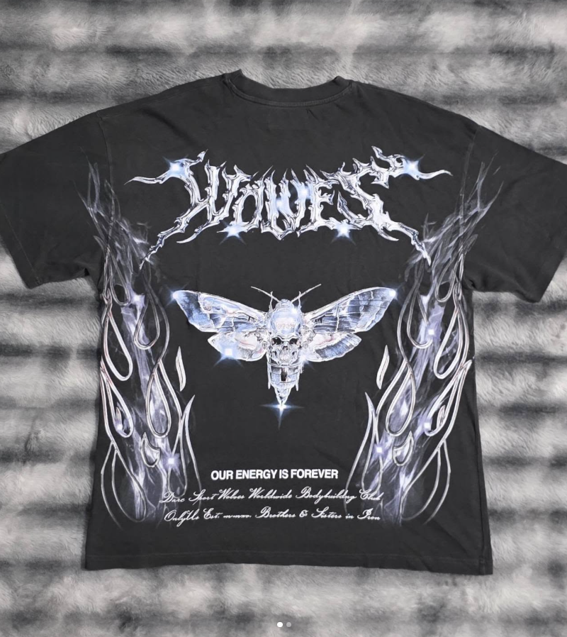 Chrome Butterfly Grey